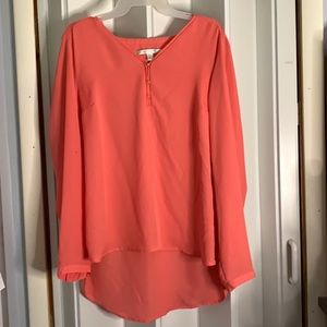XL Coral LC Lauren Conrad Blouse